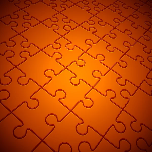 Puzzel in perspectief vector achtergrond. EPS 10 — Stockvector