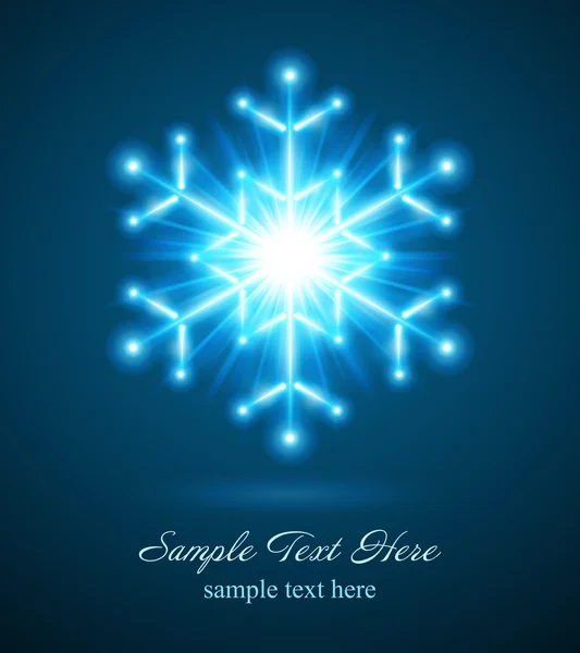 Snowflake vector background. Eps 10. — Stock Vector