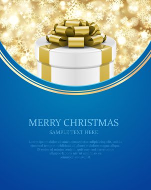 hediye kutusu ve ışık Noel