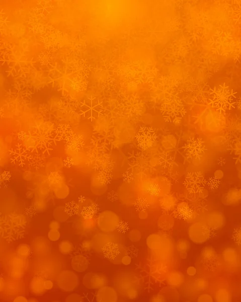 Natal fundo flocos de neve e luz — Vetor de Stock