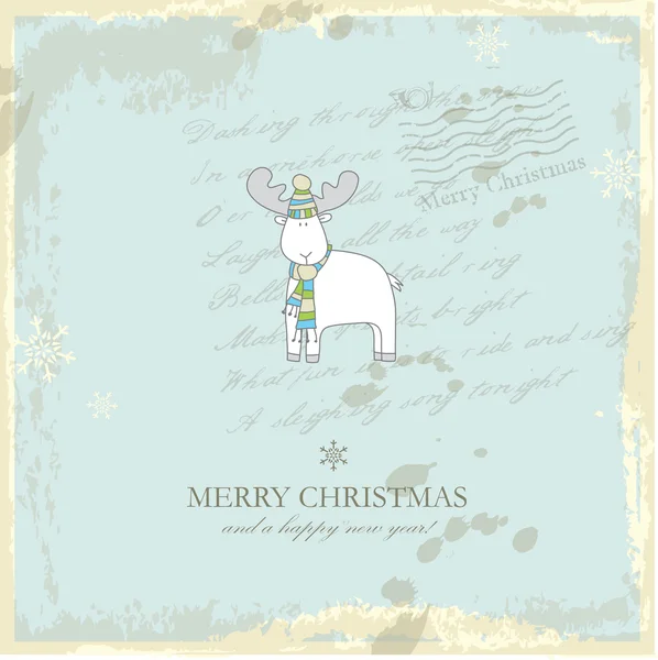 Christmas card with copy space — Stock Vector