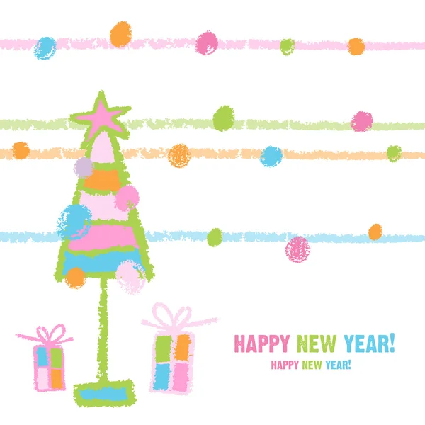 New year card — Stock Vector