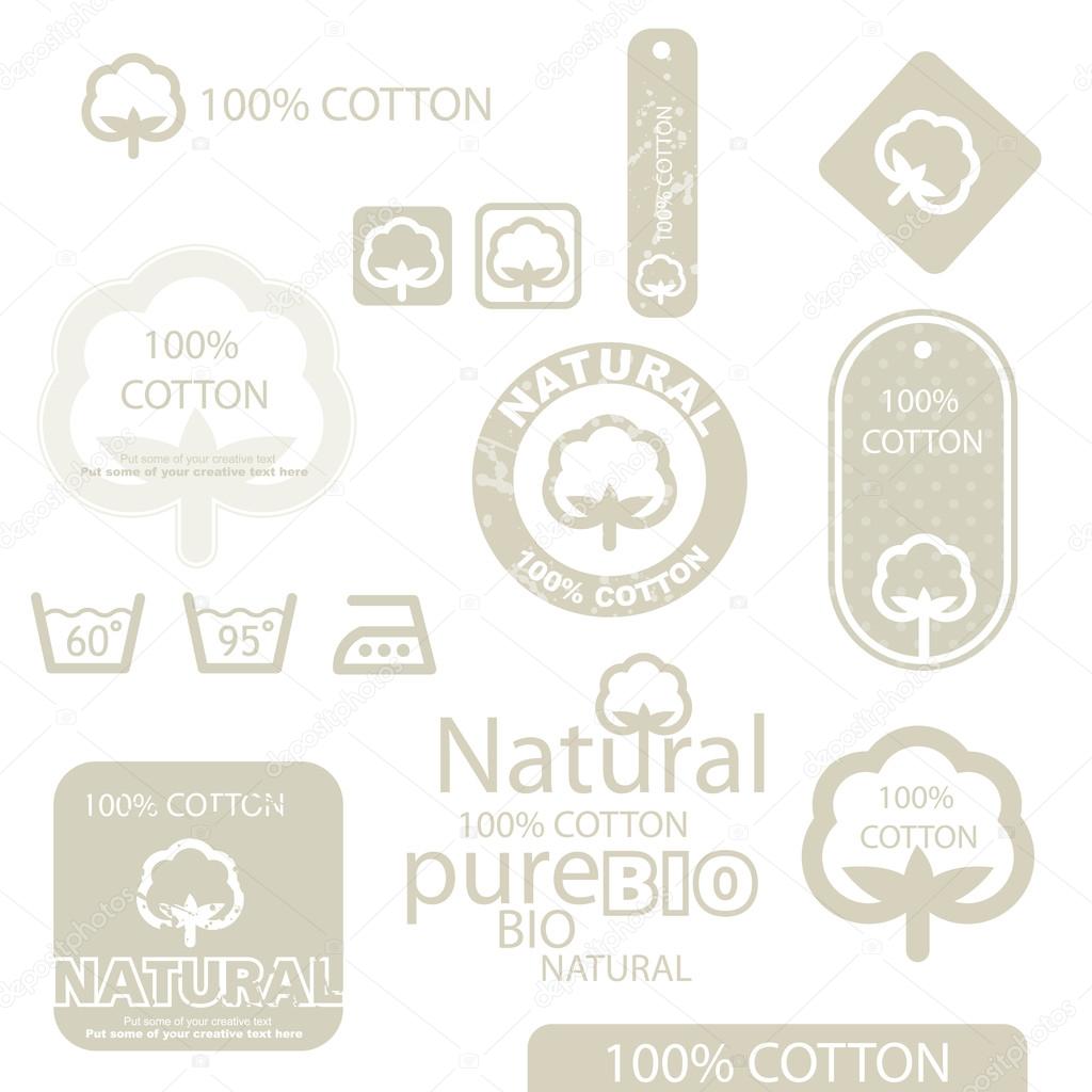 Cotton labels