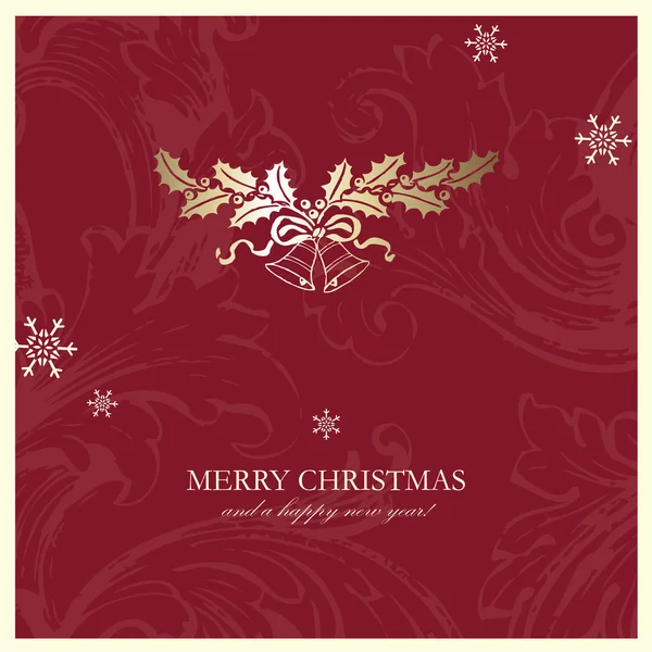 Christmas card with copy space — Stock Vector