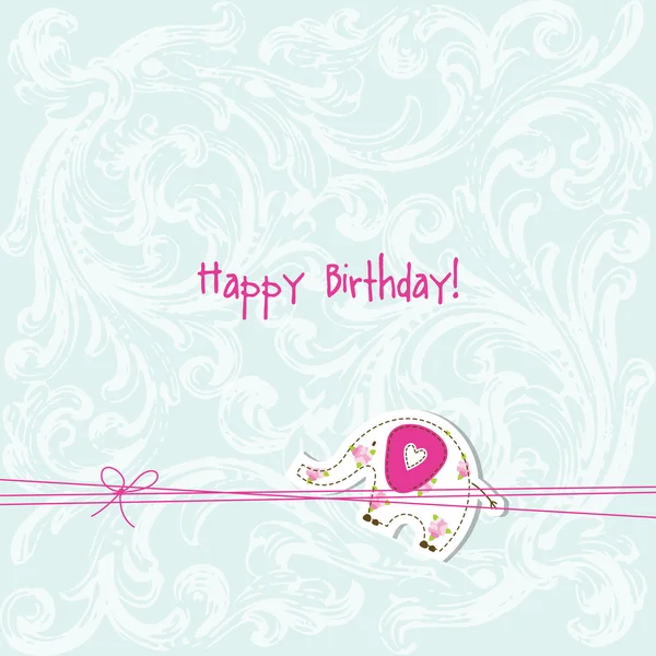 Birthday card with copy space — Stock Vector