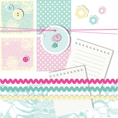 Scrapbook tasarım öğeleri