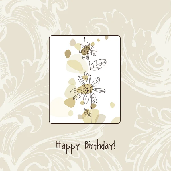 誕生日カード — ストックベクタ