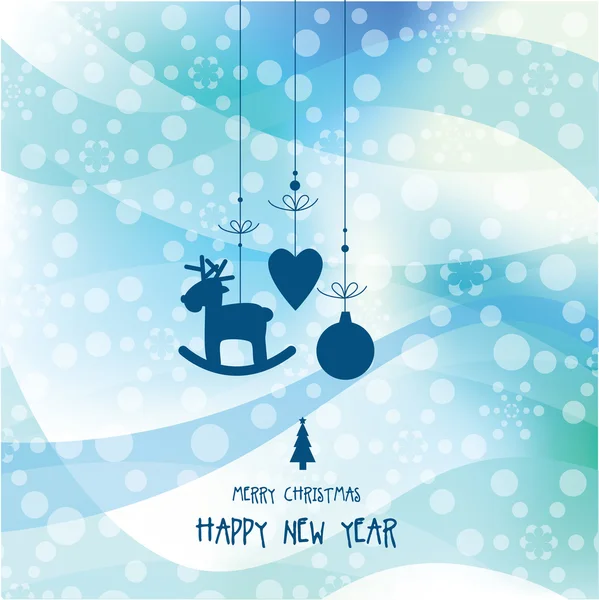 New year's card — Stock Vector