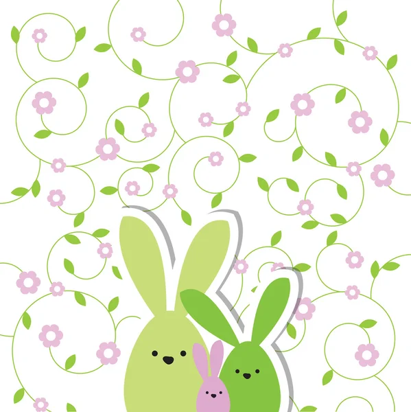 Easter card - greeting card with copy space — Stock Vector