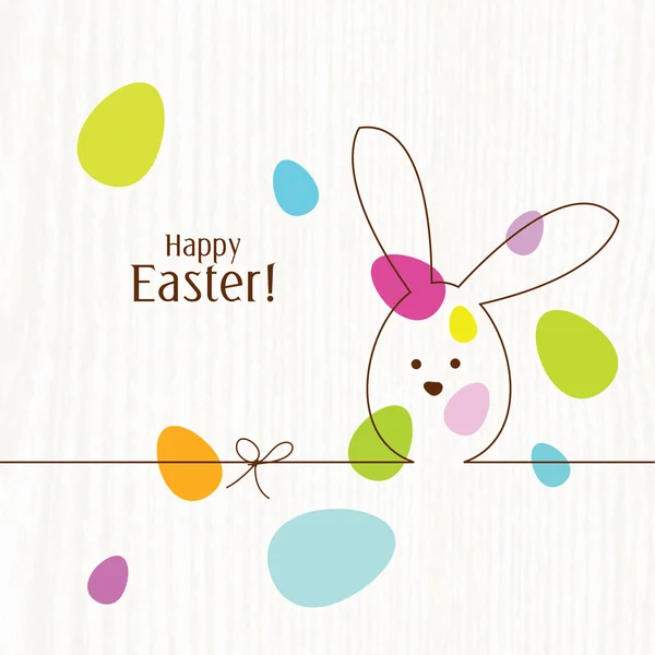 Easter card - greeting card with copy space — Stock Vector