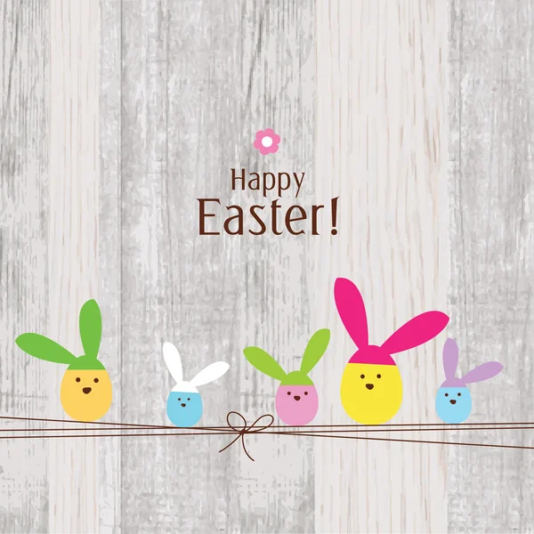 Easter card - greeting card with copy space — Stock Vector