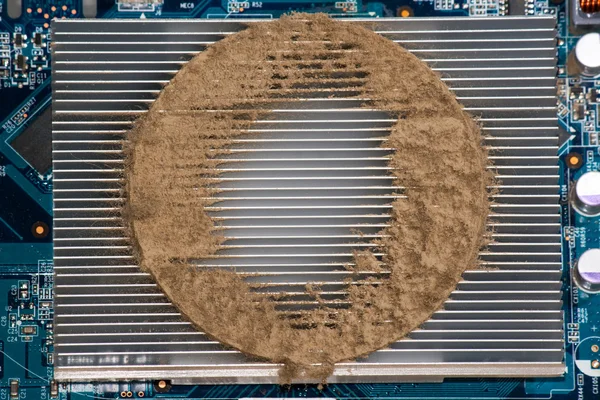 Dirty dusty computer — Stock Photo, Image