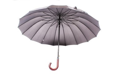 Ahşap Saplı Siyah şemsiye