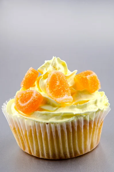 Cupcake à la crème au citron — Photo