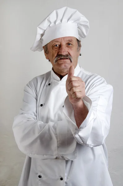 Professional chef in working uniform — Stock Photo, Image