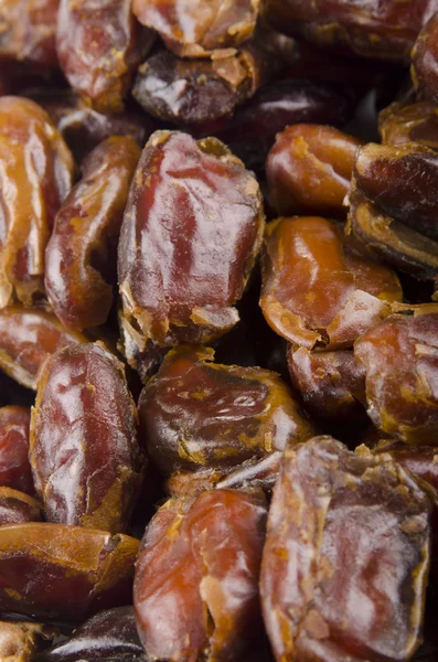 Some sun dried pitted dates — Stock Photo, Image