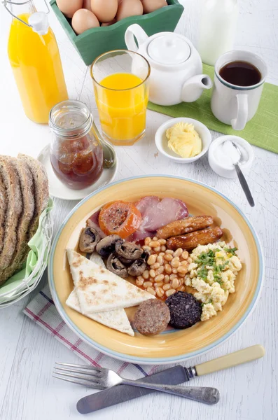 Desayuno en el norte ireland ulster fry — Foto de Stock