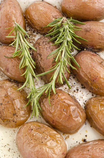 Oven baked potato with rosemary — Stock Photo, Image