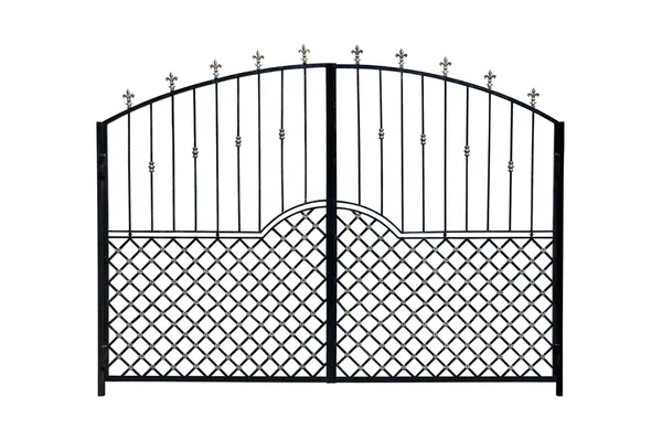 Moderne, leicht geschmiedete Ziertore. — Stockfoto