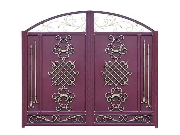 Decorative Gates in Old-time stiletto — Stock Photo, Image