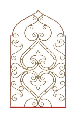 kafe için dekoratif çit.