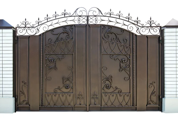 Portas decorativas forjadas . — Fotografia de Stock