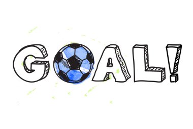 Futbol vektör çizim