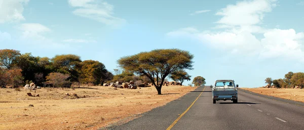 Trans Kalahari Highway — Stockfoto