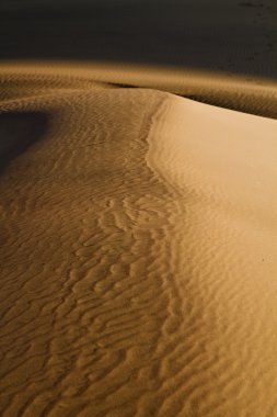 günbatımı, tezat dunes içinde çöl
