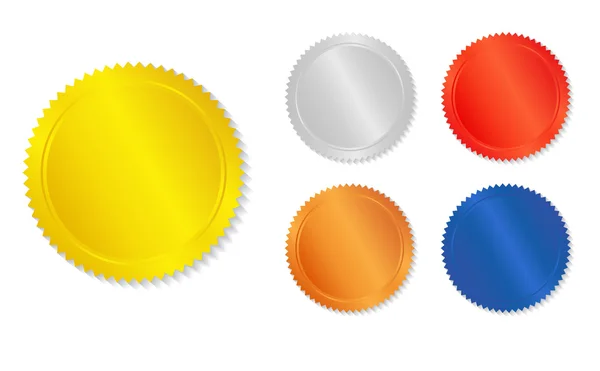 Conjunto de elementos de design vetorial colorido — Vetor de Stock