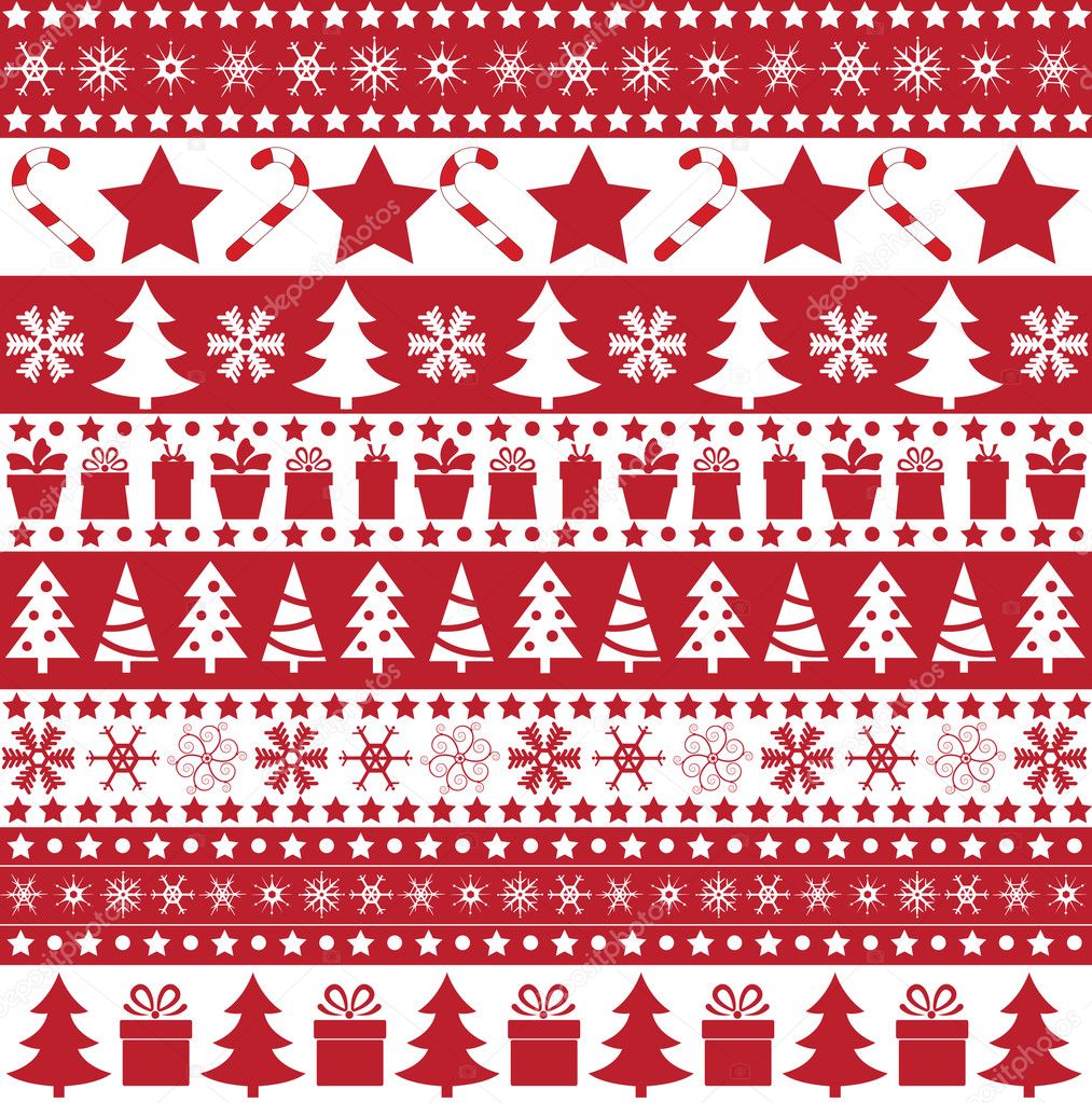 Collection of vector christmas ornaments