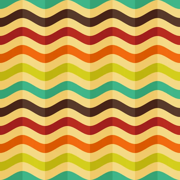 Vector seamless background with stripes in retro style Stock Vector