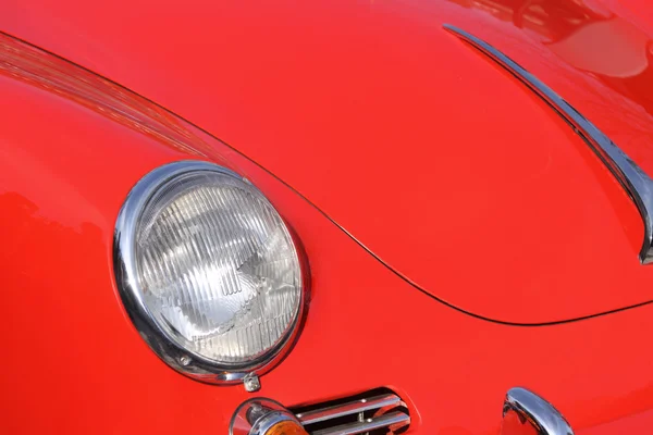 Front of a red sportscar — Stock Photo, Image