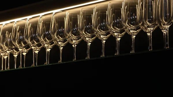 A collection of glasses — Stock Photo, Image