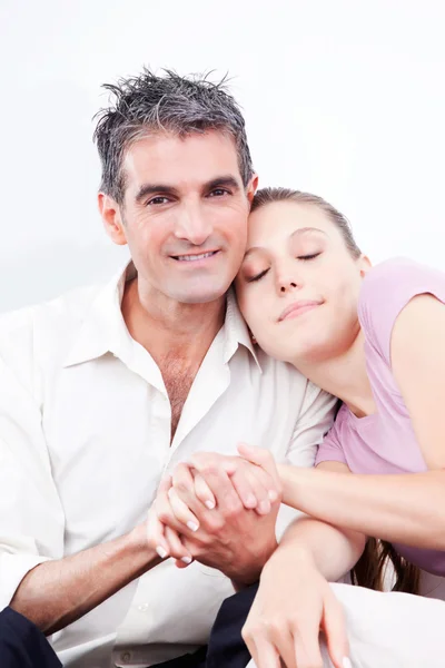 Retrato de Casal Adorável — Fotografia de Stock