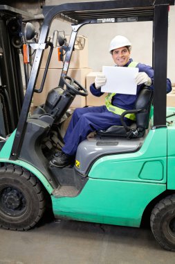 forklift sürücüsü boş afişini görüntüleme