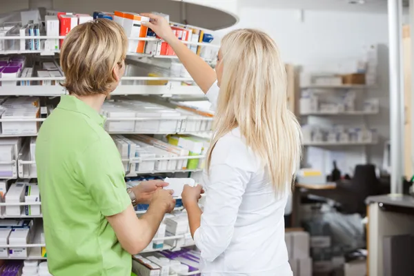 Lebensstil in der Apotheke — Stockfoto