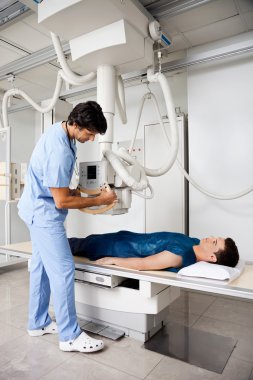 Teknisyen alarak hastanın X-ray