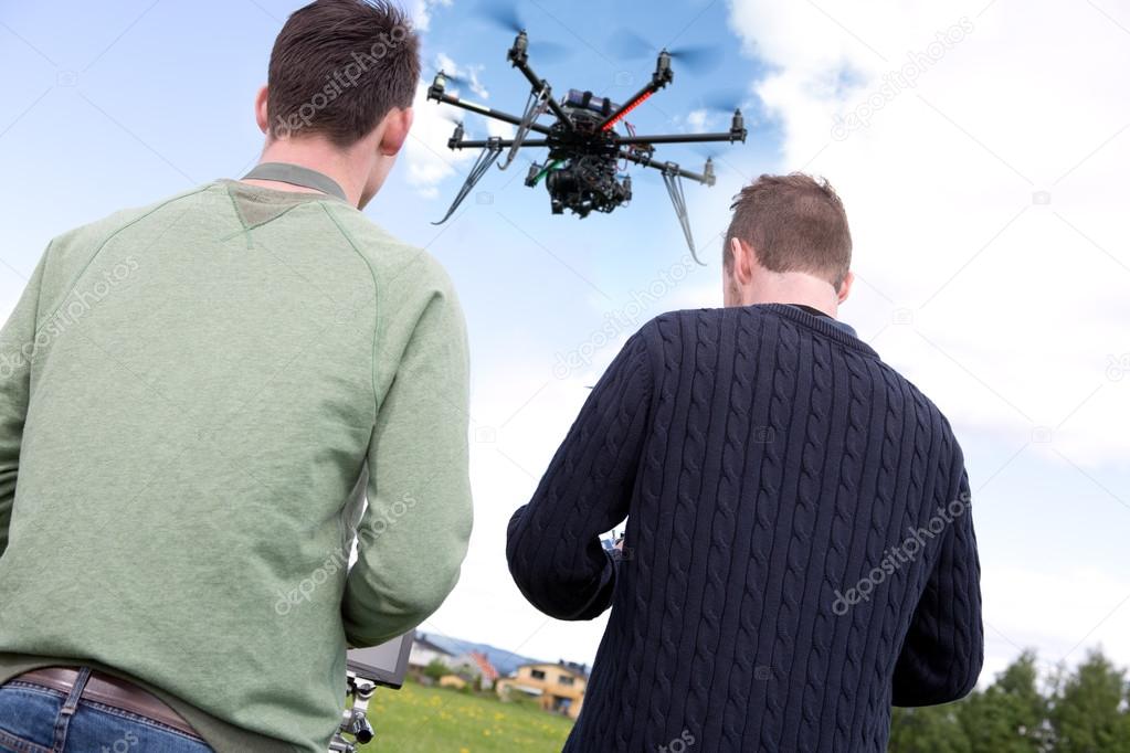 Pilot and Photographer with Photography Drone
