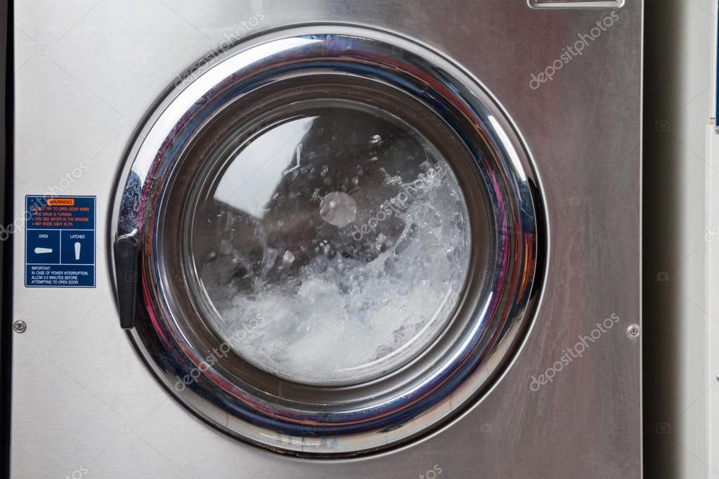 Water Spinning In Washing Machine — Stock Photo © SimpleFoto 28310297