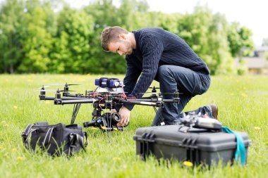 uav helikopter mühendisi ayar kamera