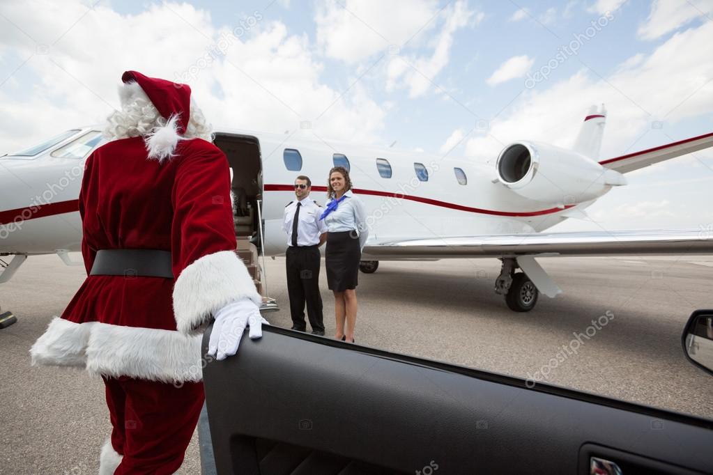 Luxury VIP santa with Private Jet