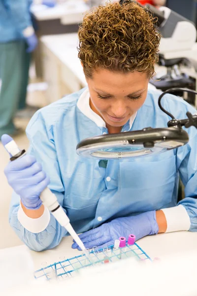 Scientist Experimenting In Laboratory — Stock Photo, Image