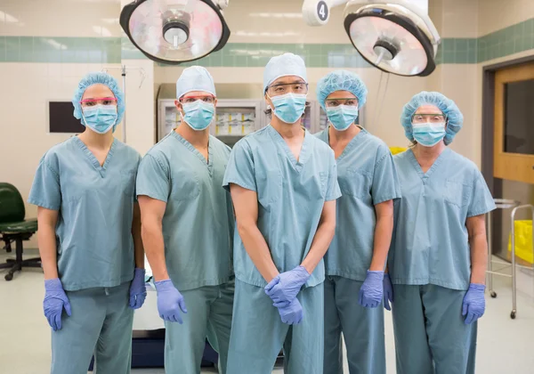 Confident Medical Team Standing In Operation Room — Stock Photo, Image