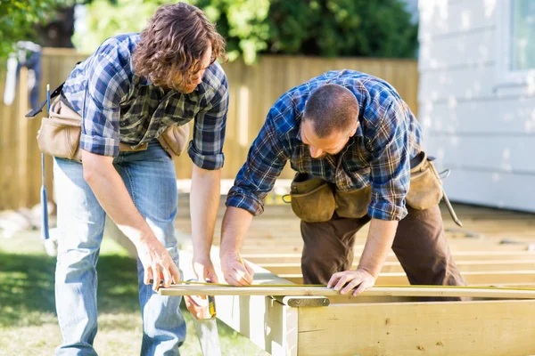 Building a Deck — Stock Photo, Image