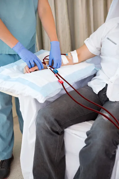 Renal Dialysis Detail — Stock Photo, Image