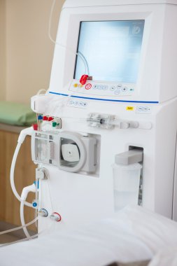 Advanced Dialysis Machine In Chemo Room clipart