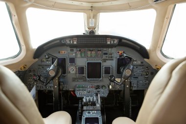 Kokpit business Jet