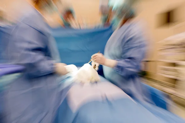 Врачи, оперирующие пациента — стоковое фото