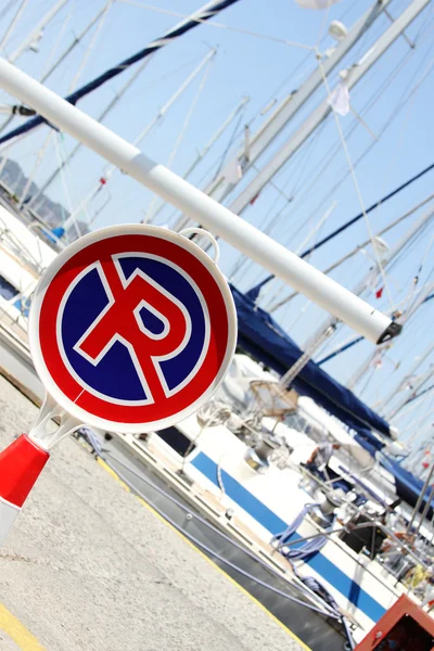 Yacht parking — Stock Photo, Image